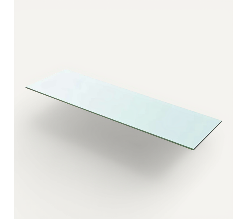 Panneau Pour étagère Verre Transparent 100 X 30 Cm