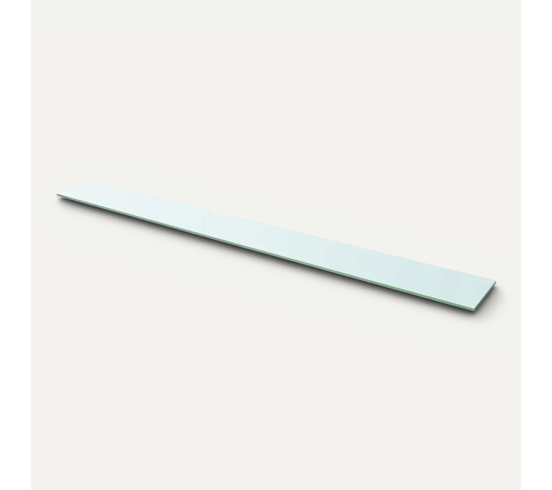 Panneau D’étagère Verre Transparent 110 X 12 Cm