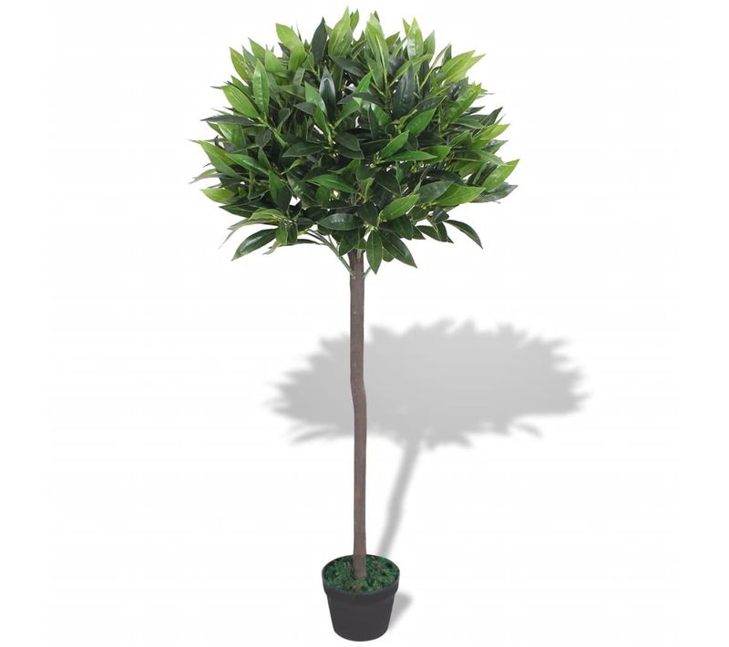 Laurier Artificiel Avec Pot 125 Cm Vert