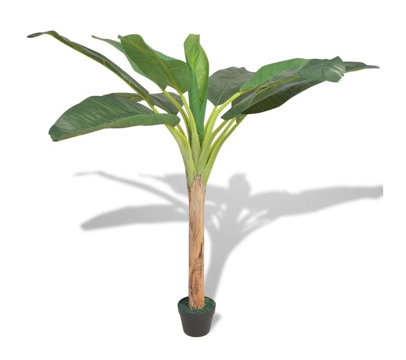 Bananier Artificiel Avec Pot 150 Cm Vert