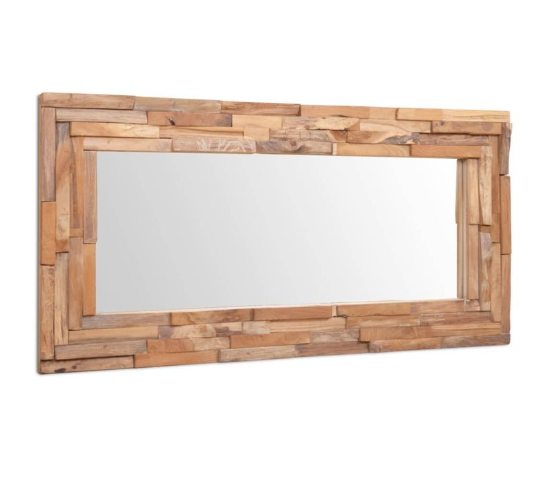Miroir Décoratif Teck 120x60 Cm Rectangulaire