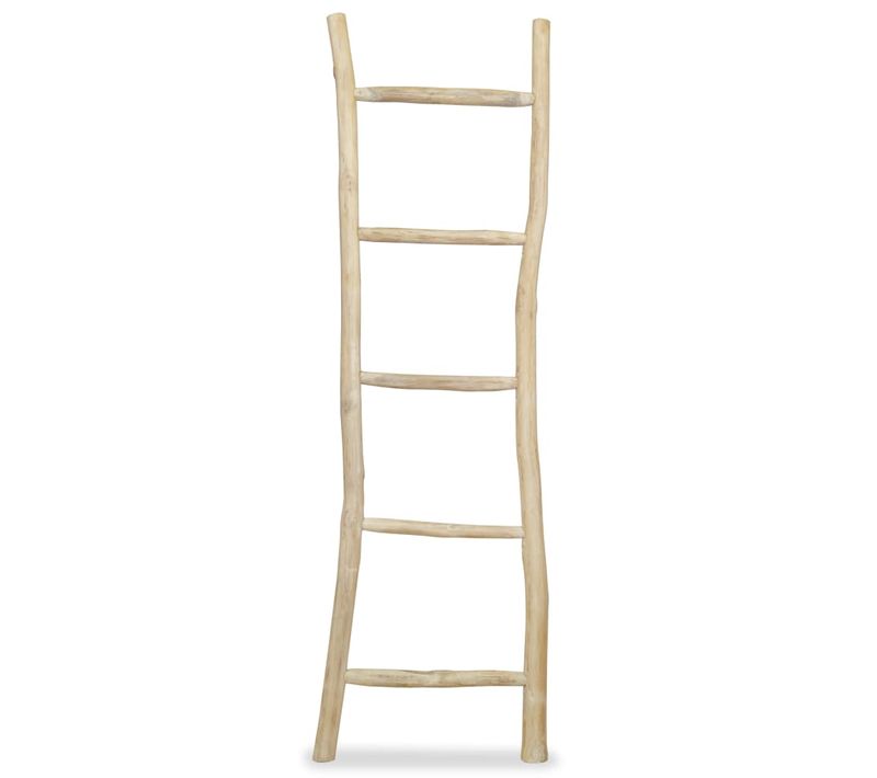 Porte-serviette Avec 5 Barreaux Teck 45 X 150 Cm Naturel