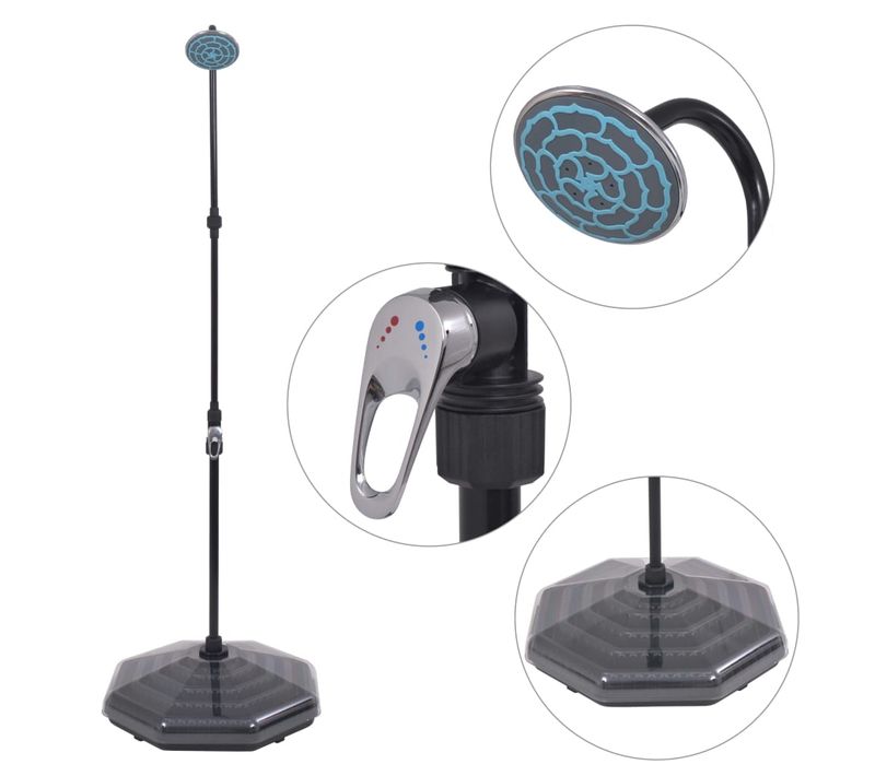 Douche Solaire 20 L - Diam.67.8 Cm - Noir