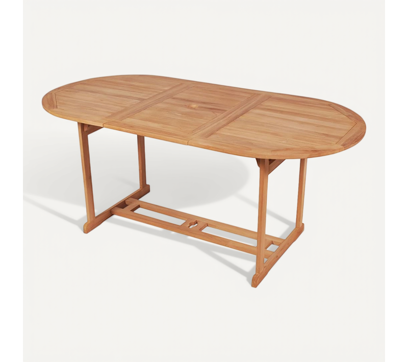 Table De Jardin 180x90x75 Cm Bois De Teck Solide