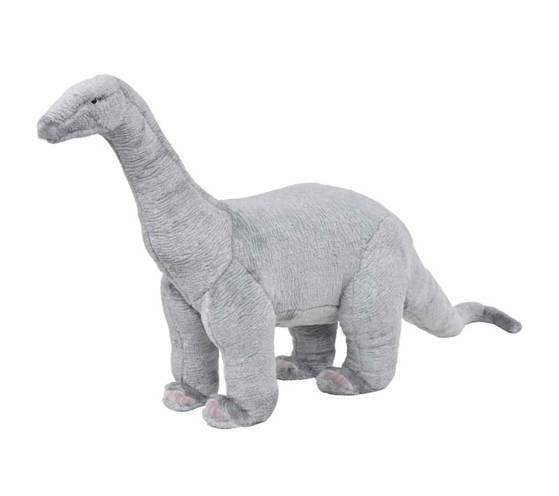 Jouet En Peluche Dinosaure Brachiosaurus Gris XXL