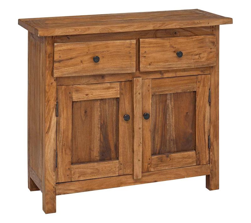 Vidaxl Buffet Avec Tiroirs Bois De Récupération Massif 75x30x65 Cm Armoire Latérale De Rangement
