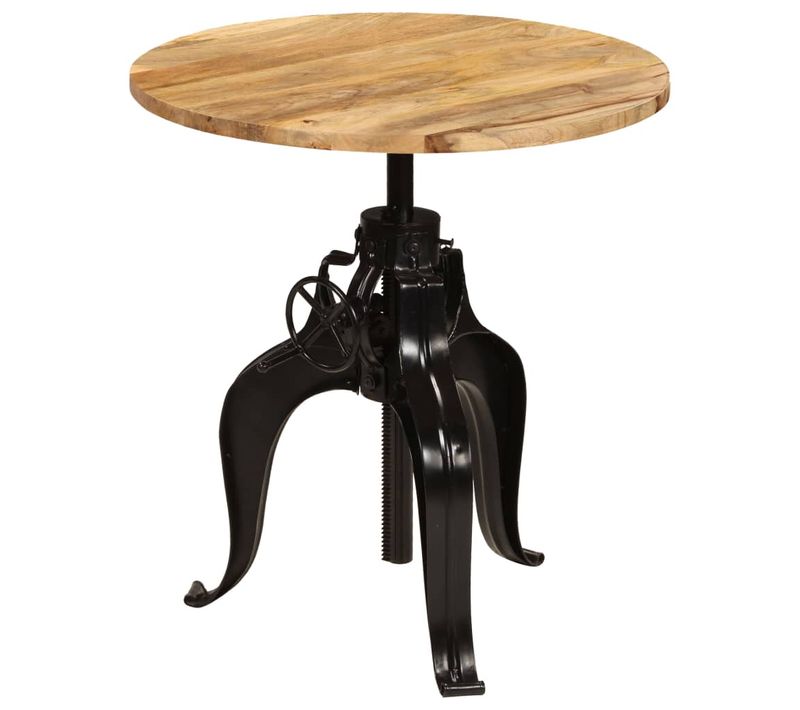 Table De Bar Bois De Manguier Massif 75 X (76-110) Cm