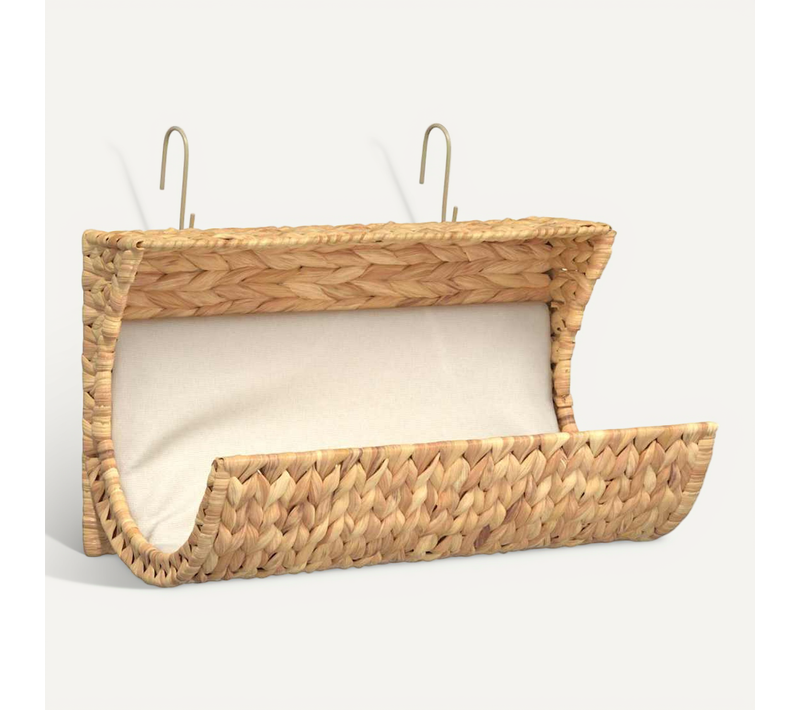 Lit Pour Chats Avec Coussin Jacinthe D'eau 37 X 20 X 20 Cm