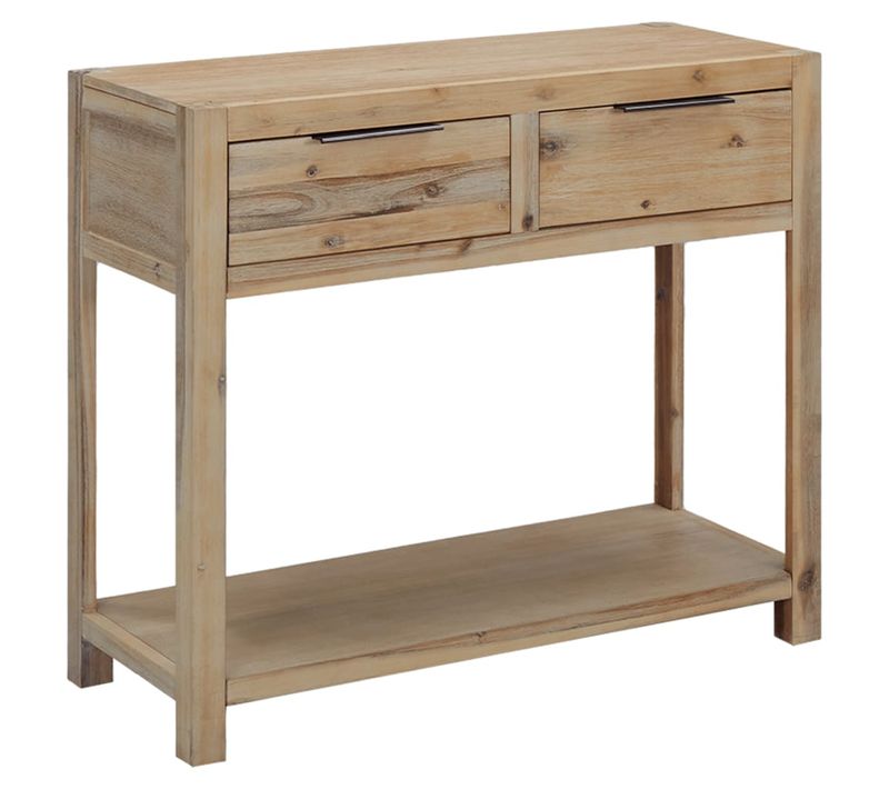 Table Console 82x33x73 Cm Bois D'acacia Massif