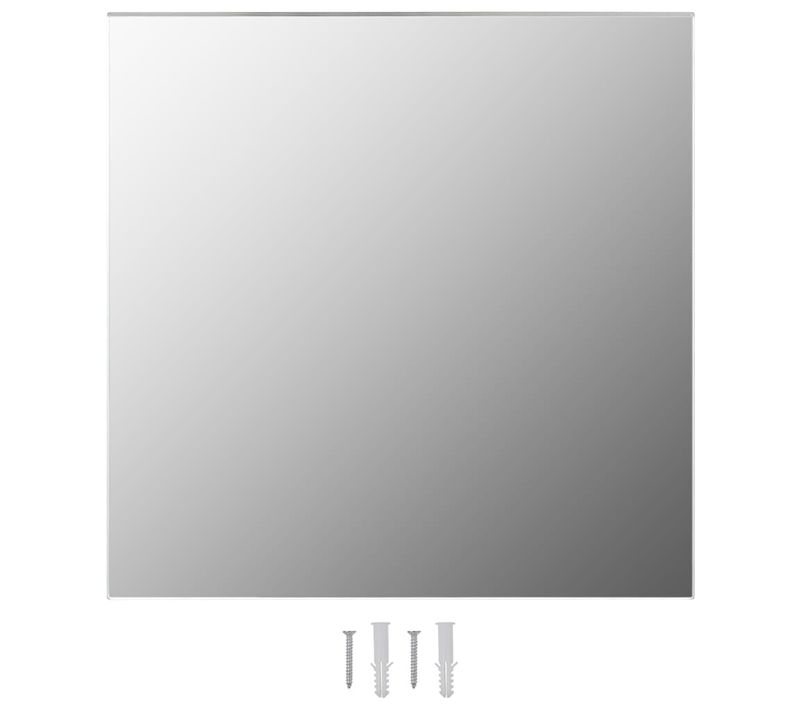 Miroir Mural Carré 40 X 40 Cm Verre