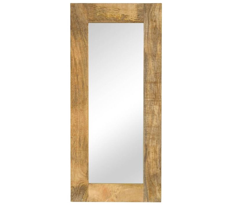 Miroir Bois Massif De Manguier 50 X 110 Cm