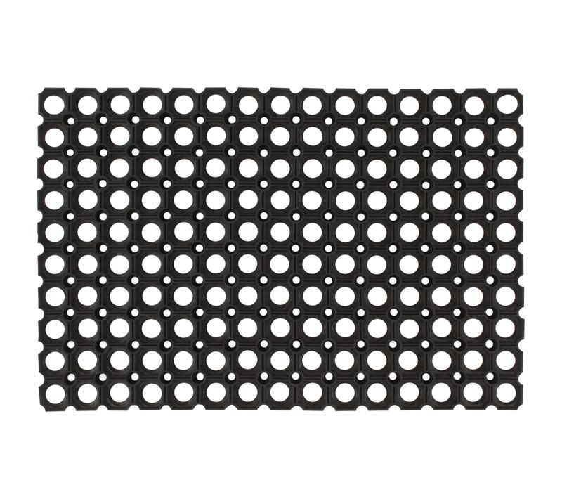 Tapis 5 Pièces Caoutchouc 22 Mm 40 X 60 Cm