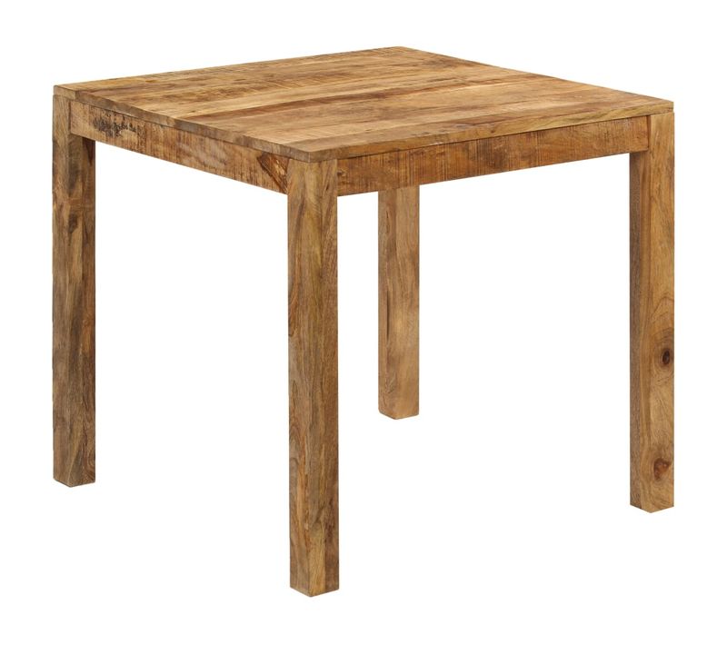 Table De Salle À Manger Bois De Manguier Massif 82x80x76 Cm