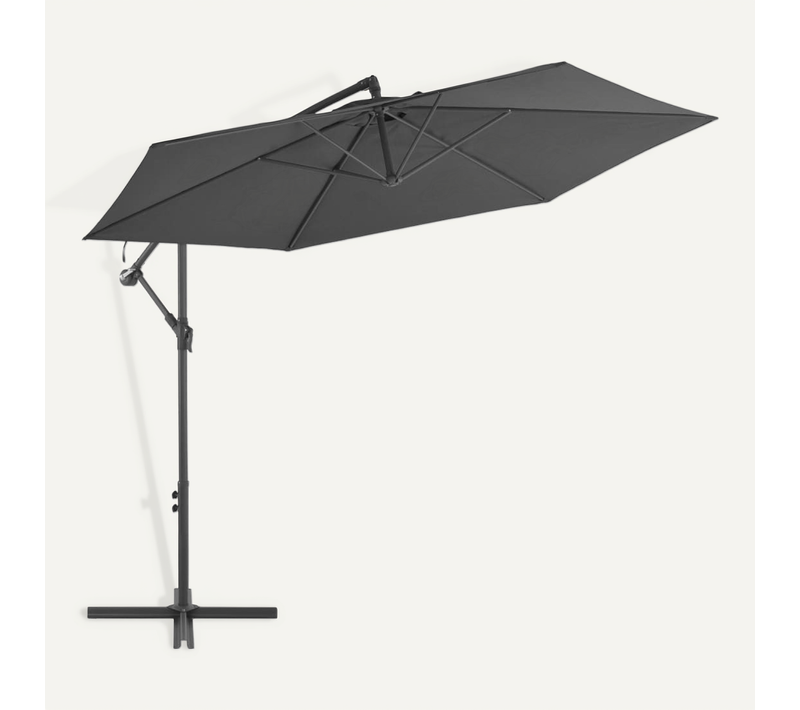Parasol De Jardin En Porte-à-faux Et Poteau En Aluminium