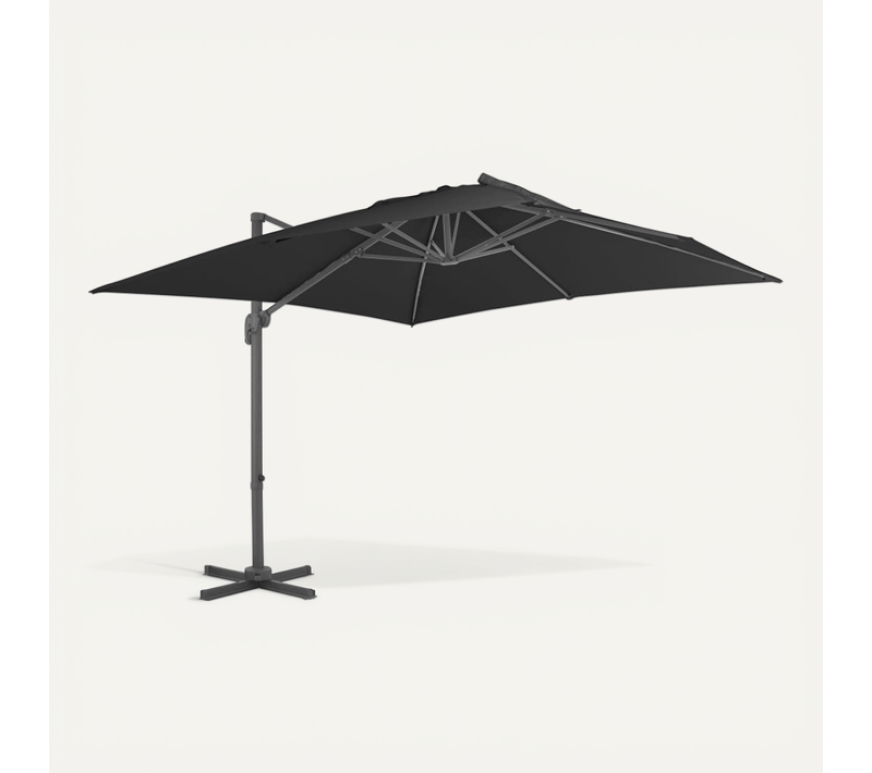 Parasol De Jardin En Porte-à-faux Et Poteau En Aluminium