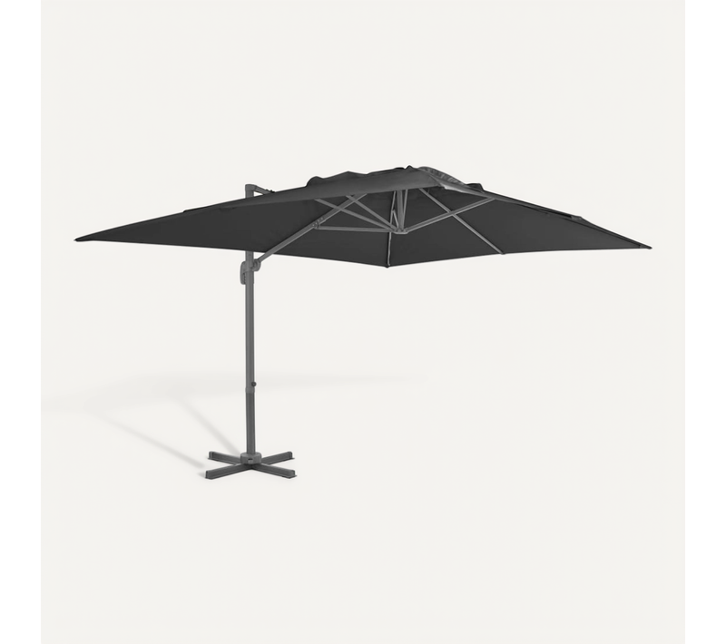 Parasol De Jardin En Porte-à-faux Et Poteau En Aluminium
