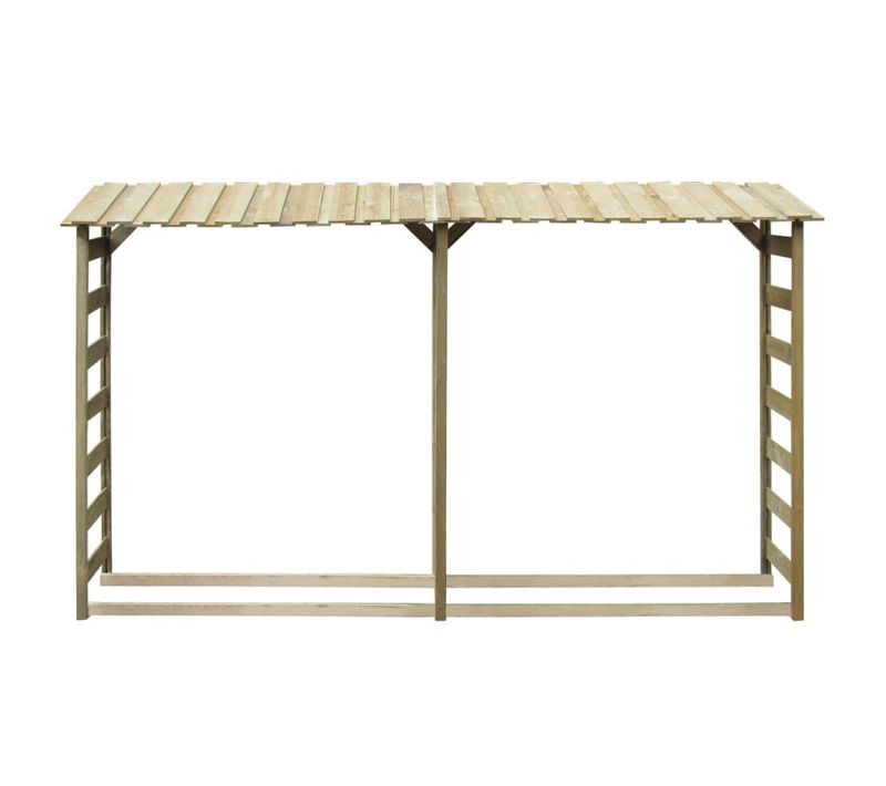 Abri De Bois De Chauffage 300 X 44 X 176 Cm Pinède Imprégnée