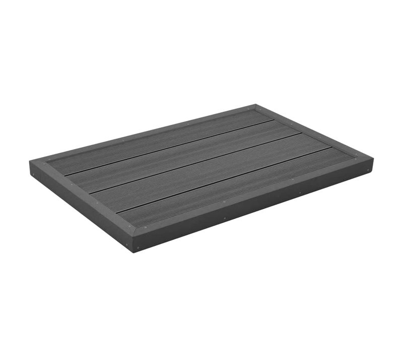 Vidaxl Élément De Plancher Pour Douche Solaire/échelle De Piscine Wpc Jardin Terrasse Extérieur