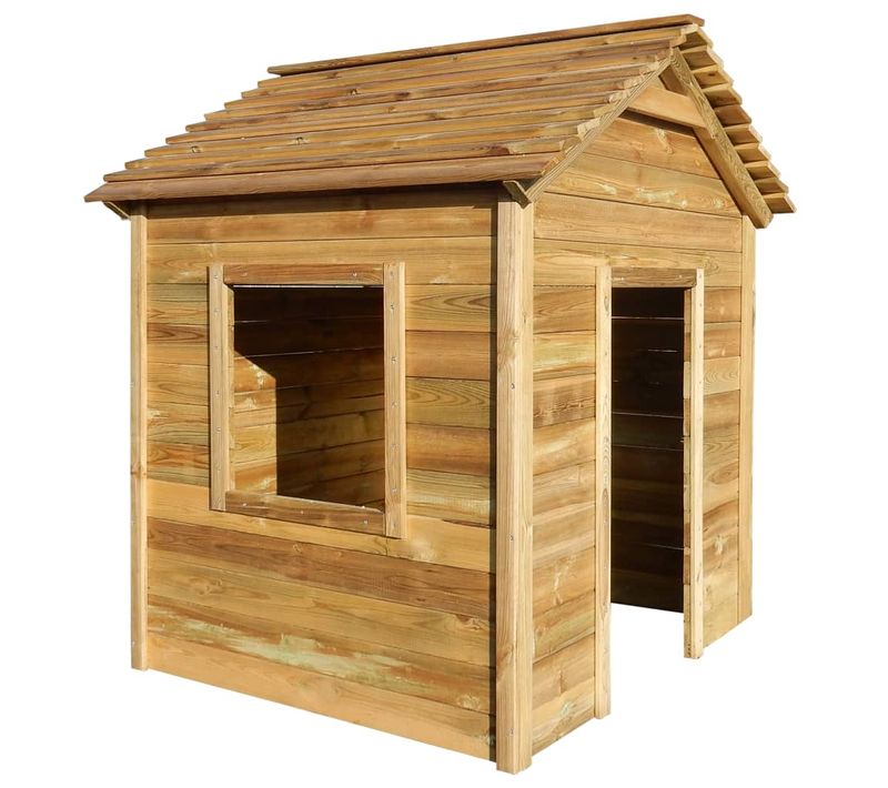 Maisonnette D'extérieur 120x120x146 Cm Bois De Pin