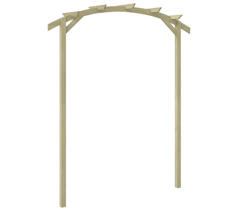 Pergola De Jardin 180x210x40 Cm Bois De Pin Imprégné