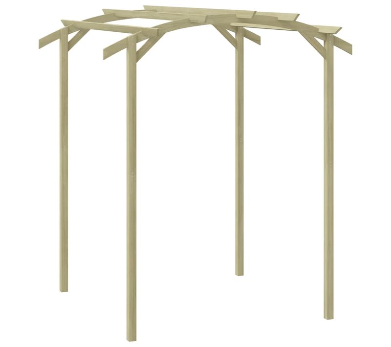 Pergola De Jardin 180x197x210 Cm Bois De Pin Imprégné