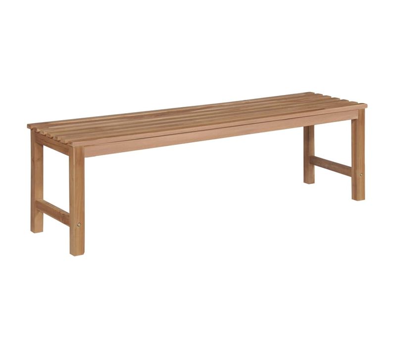 Banc De Jardin 150 Cm Teck Solide