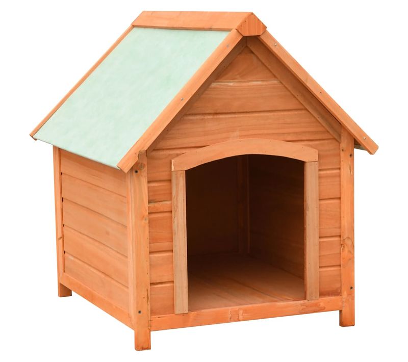 Niche Pour Chiens Bois De Pin Et De Sapin Massif 72x85x82 Cm