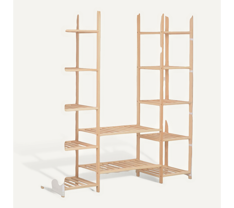 Garde-robe Blanc 135 X 40 X 170 Cm Tissu