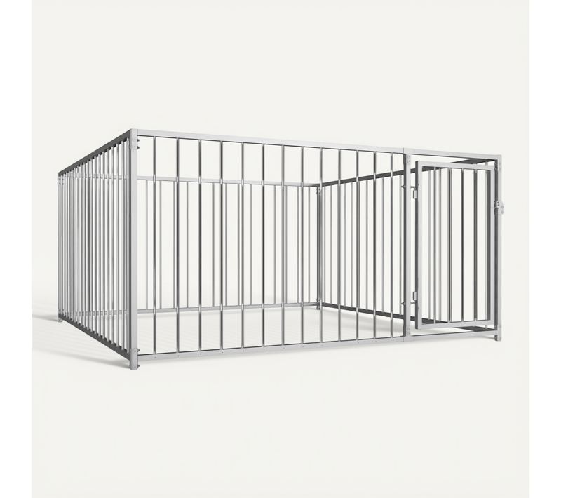 Chenil D'extérieur Pour Chiens 200 X 200 X 100 Cm