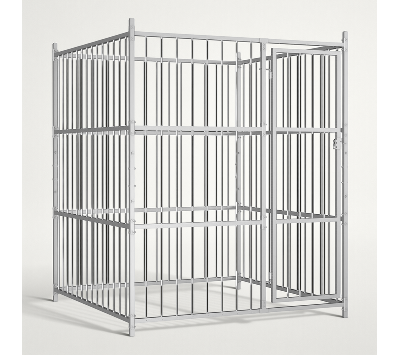 Chenil D'extérieur Pour Chiens 150 X 150 X 185 Cm