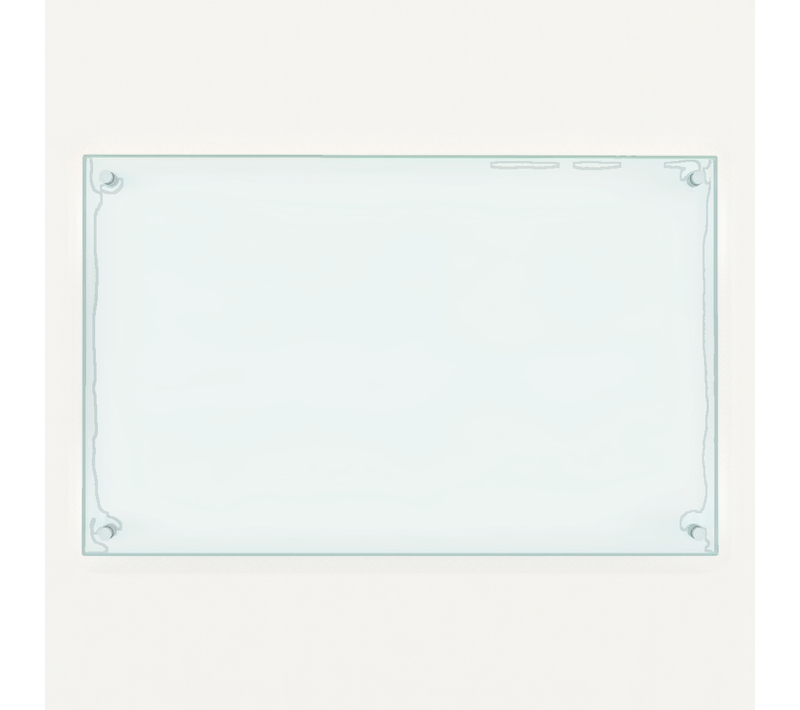 Dosseret De Cuisine Couleur Lait 80x50 Cm Verre Trempé