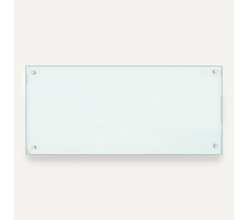 Dosseret De Cuisine Couleur Lait 90x40 Cm Verre Trempé