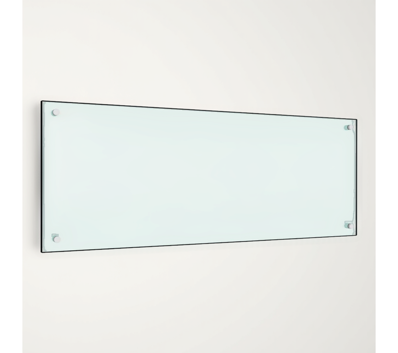 Dosseret De Cuisine Couleur Lait 100x40 Cm Verre Trempé