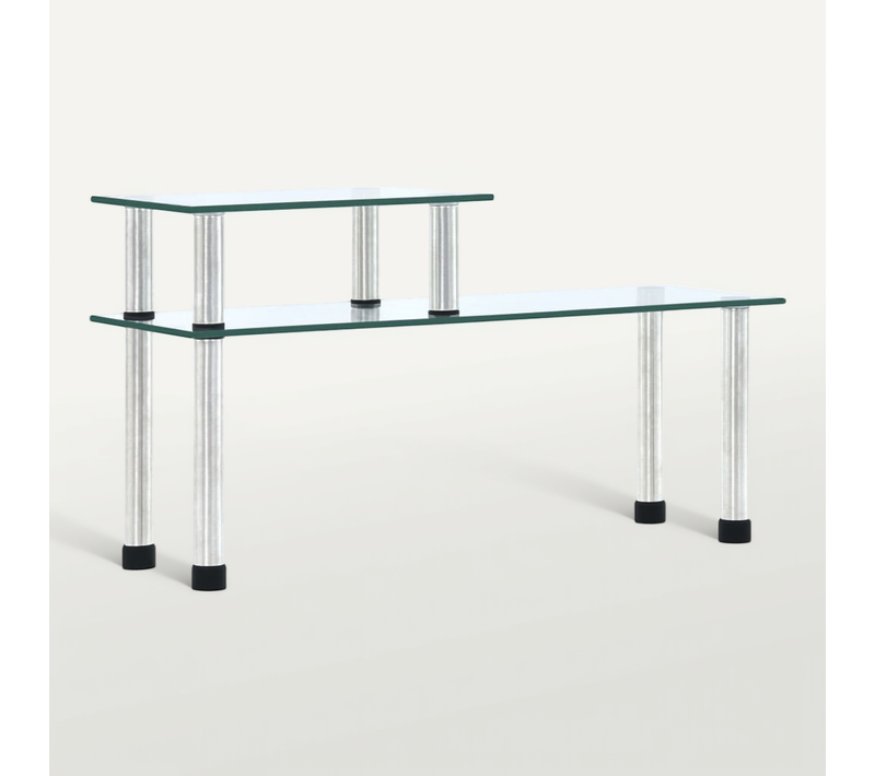 étagère De Cuisine Transparent 45x16x26 Cm Verre Trempé