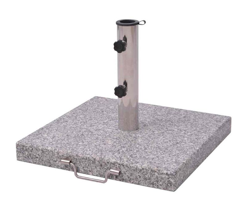 Support De Parasol Avec Roue Et Poignée 45 Cm Pied Socle Base Échange Balcon Jardin Terrasse