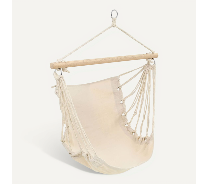 Hamac Couleur Crème 185 X 125 Cm