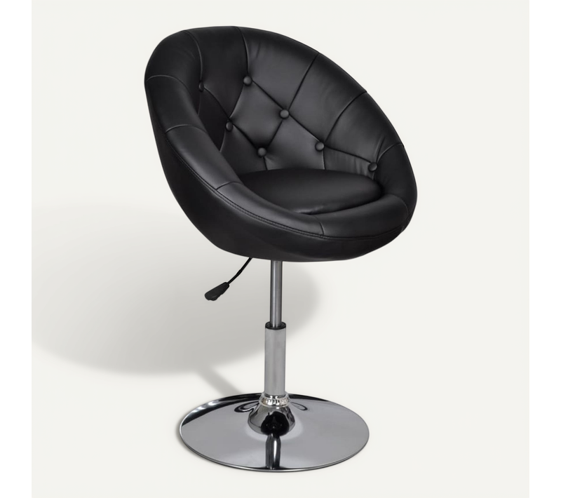 Tabouret De Bar Noir Simili