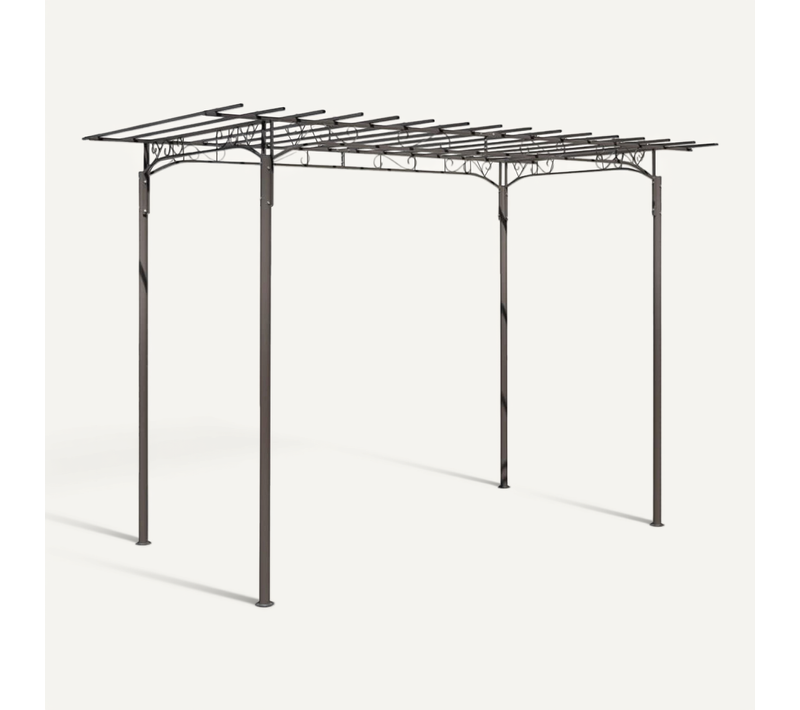Arche à Rosiers Jardin Tonnelle Décoration 190 X 320 Cm Acier
