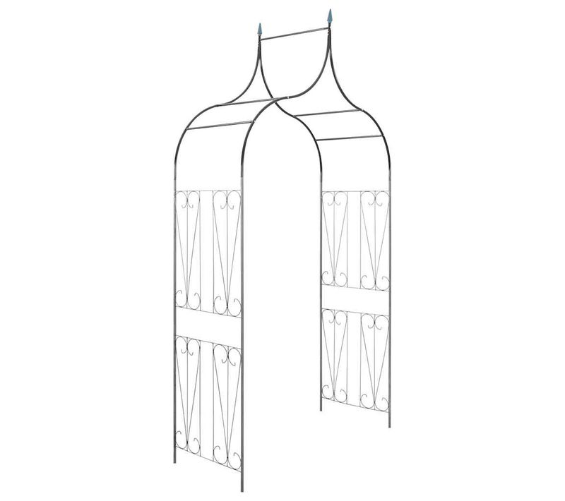 Arche De Jardin Design De Piquet Plantes Grimpantes Vert Foncé