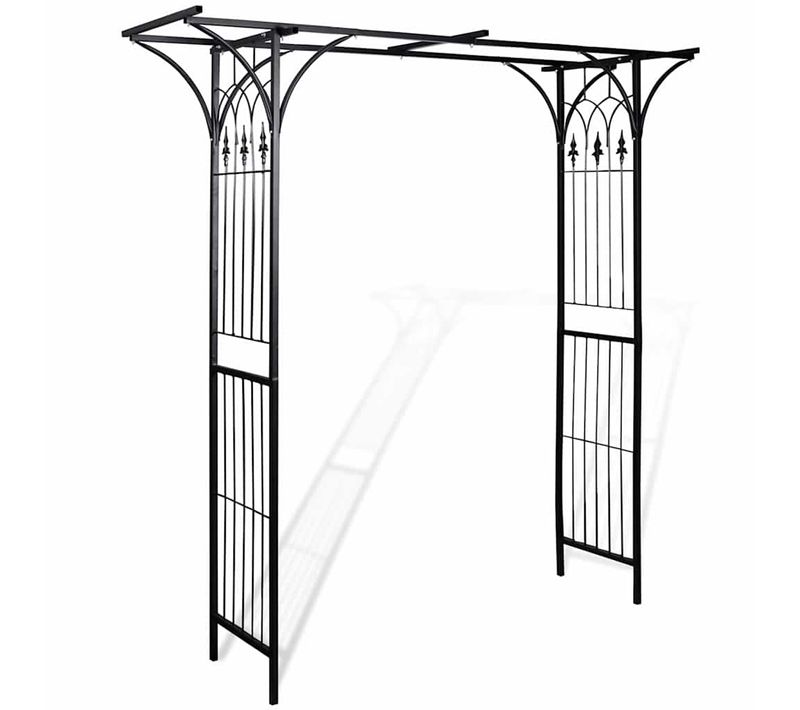 Vidaxl Arche De Jardin 200x52x204 Cm Arceau à Rosiers Plantes Grimpantes Décoration Terrasse Patio