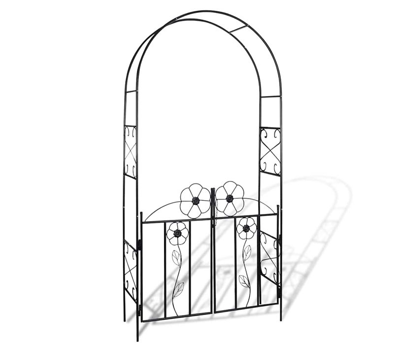 Vidaxl Arche De Jardin Arceau à Rosiers Plantes Grimpantes Décoration Mariage Terrasse Patio