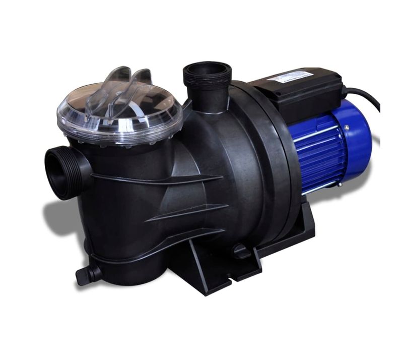 Pompe Piscine Électrique 1200w Débit 23000l/h Hauteur 16m Bleu