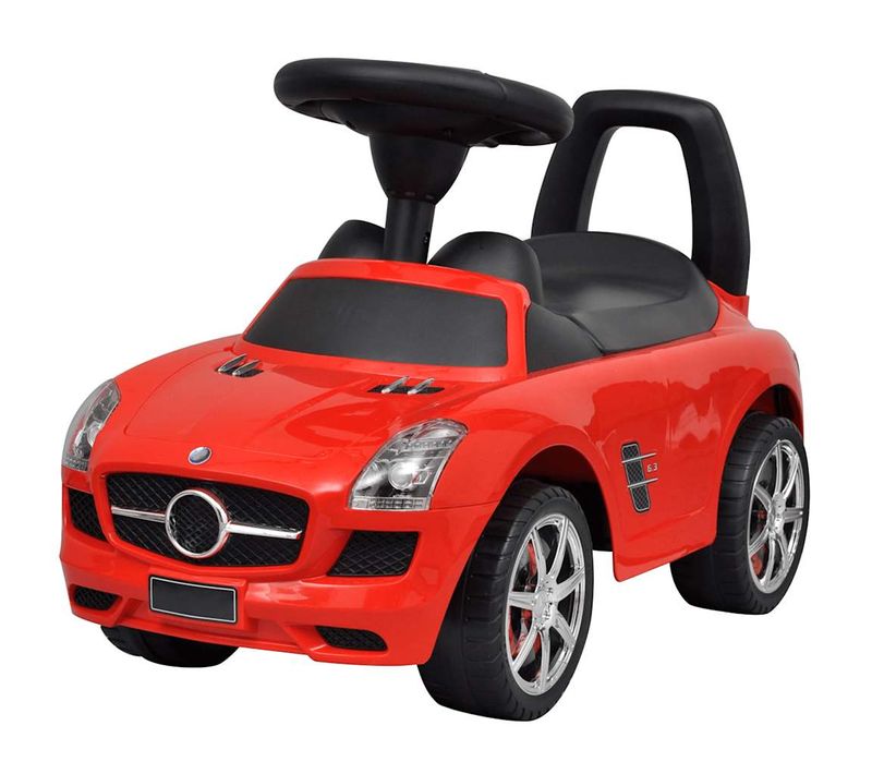 Voiture À Pousser Par Pieds Pour Enfants Rouge