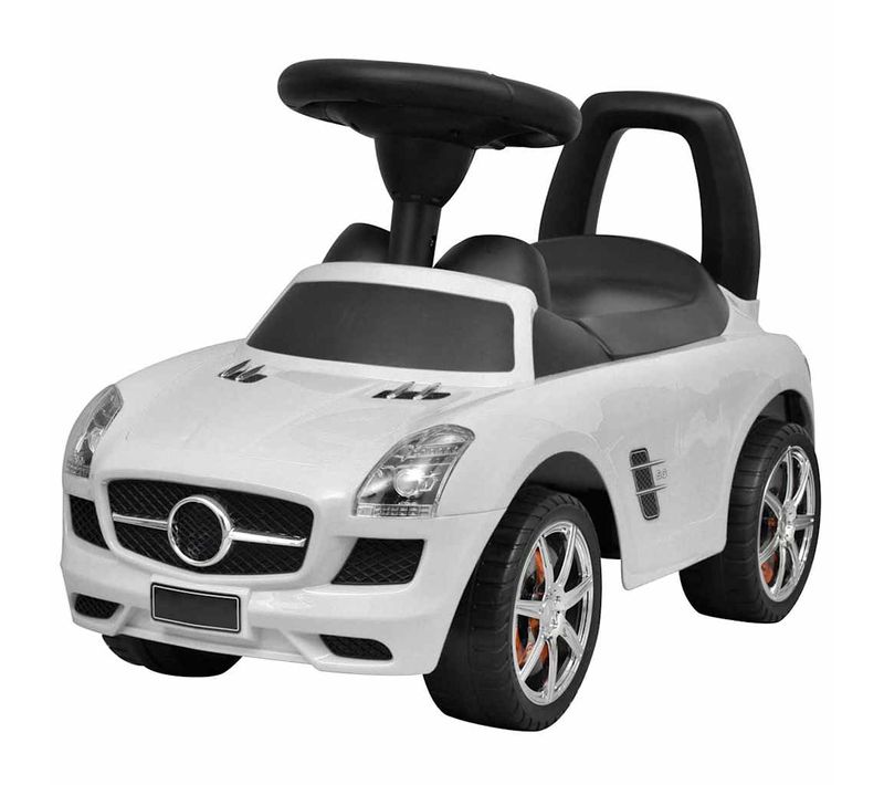 Voiture à Pousser Par Pieds Pour Enfants Blanc