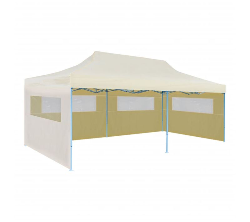 Tente De Réception Pliable Crème 3 X 6 M
