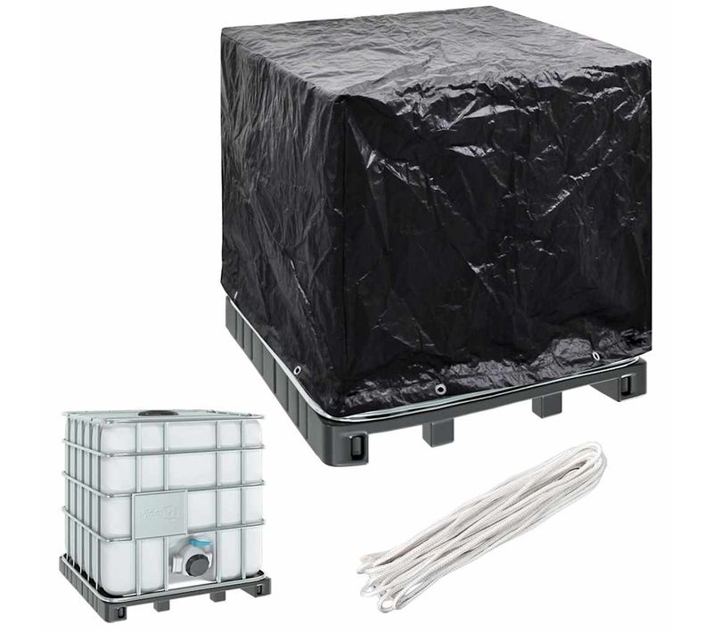 Housse De Récipient Ibc 8 Oeillets 116x100x120 Cm