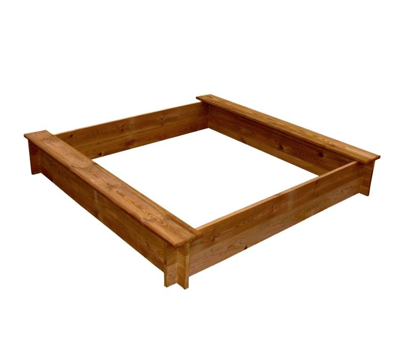 Bac à Sable Carré Bois