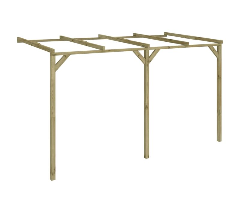 Pergola à Appentis 2 X 4 X 2,2 M Bois