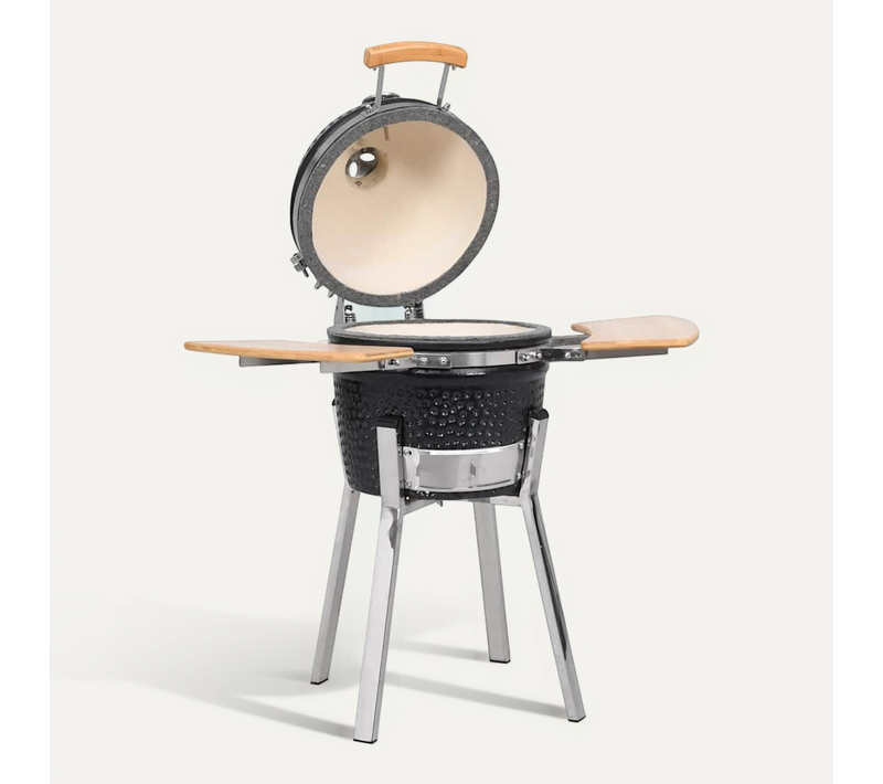 Kamado Barbecue à Fumoir Céramique 81 Cm