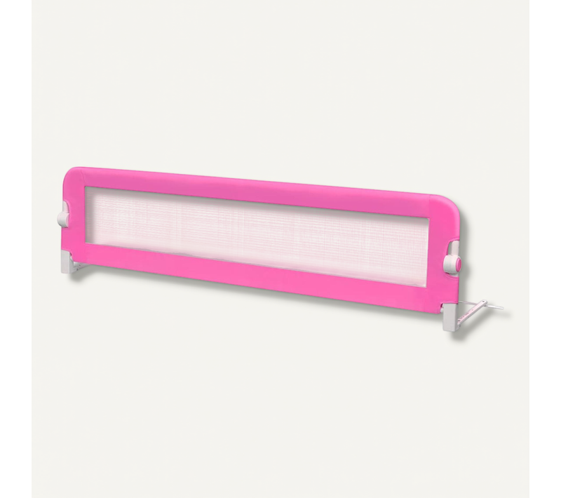 Barrière De Sécurité Pour Lit D'enfant Pliable Avec Maille Respirante et Anti-renversement